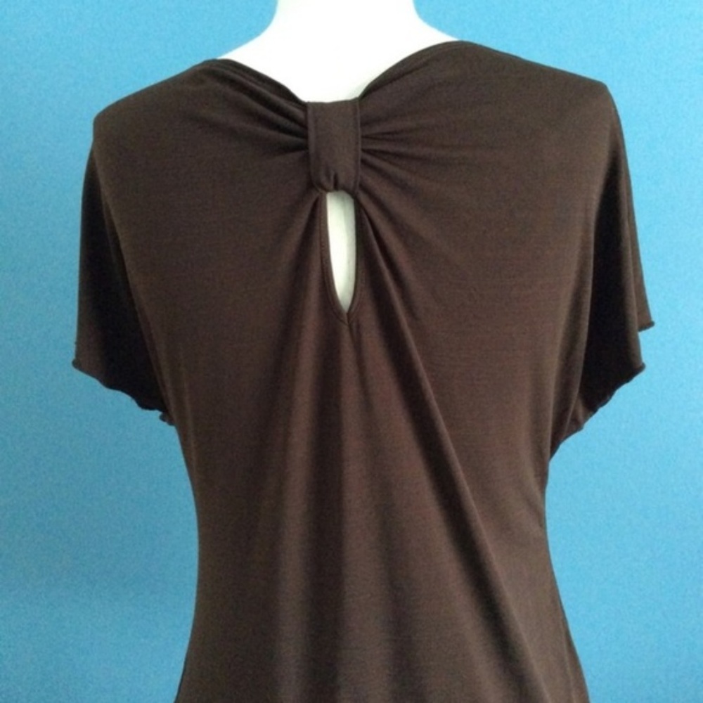 iZ Byer Lace Trim Scoop Neck Top - Picture 4 of 5